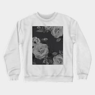 Roses print, flowers, modern print, plant Crewneck Sweatshirt